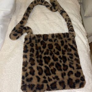 Leopard print bag